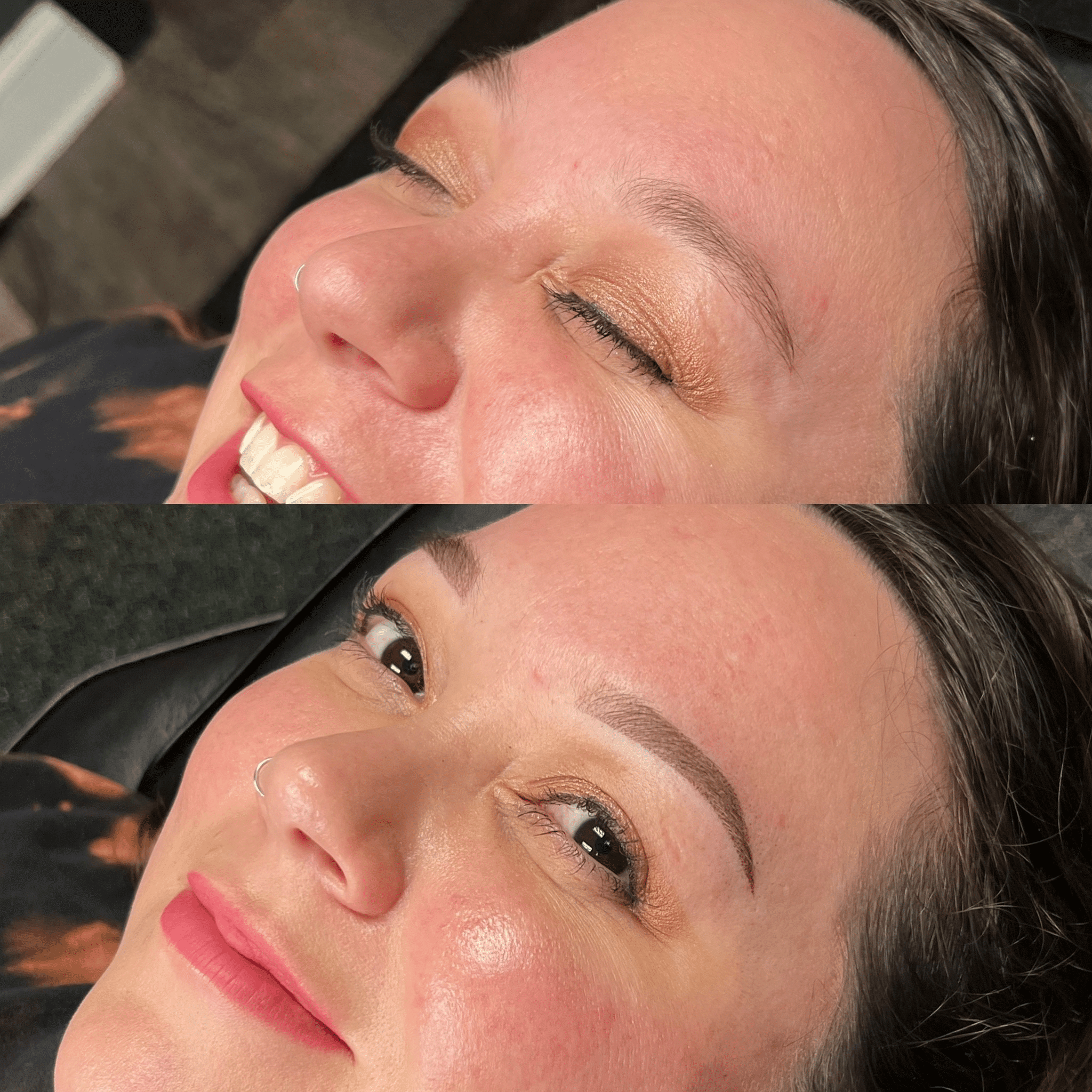 Softly shaded brows with expert nanoshading.